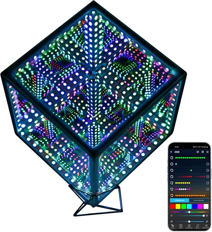 Heepulor Infinity Hyper Cube LED Light LED Controller by Heepulor