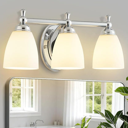 EJIAXIN Bathroom Light Fixtures, 3 Light Bathroom Lighting Fixtures Over Mirror - Image 8