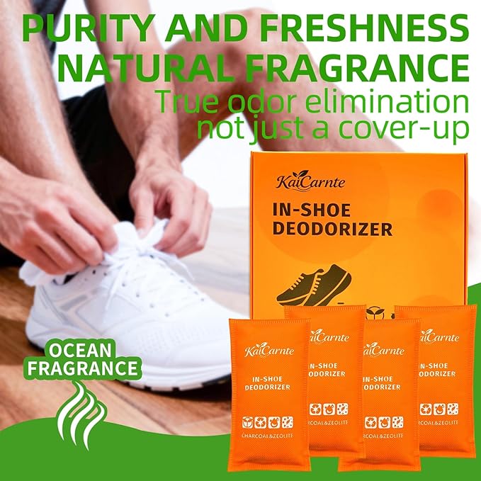 Shoe Deodorizer, Charcoal Odor Absorber, Odor Eliminator, Air Freshener - Image 4