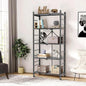 Himix Storage Shelves with 20 Hooks, 5-Tier Foldable Shelves by Himix