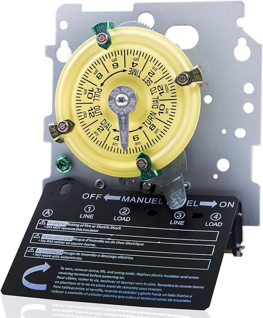 T104M Mechanical Timer Switch Mechanism Only, Heavy-Duty Timer Switch by Unknown