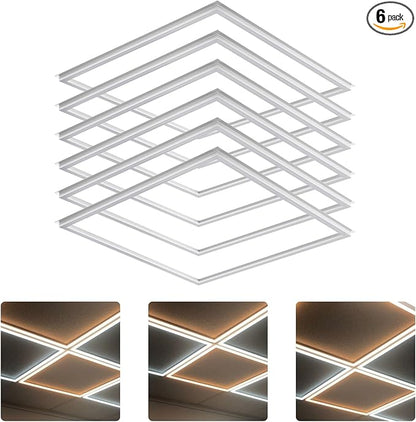 LED Energy Plus 2x2 FT Edge-Lit Frame LED Panel Lights, 5CCT Selectable by Unknown