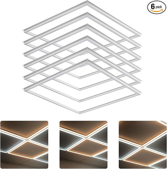 LED Energy Plus 2x2 FT Edge-Lit Frame LED Panel Lights, 5CCT Selectable by Unknown