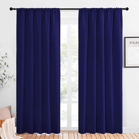 NICETOWN Window Curtains Blackout Drapes, 1 Pair, 52 by 84-Inch, Thermal by NICETOWN