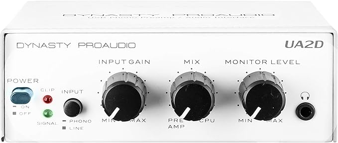 DYNASTY PROAUDIO UA2D USB Phono Preamp - Image 2