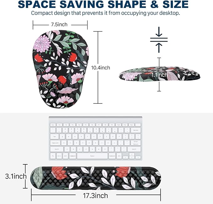 Ergonomic Mouse Pad and Keyboard Wrist Rest - Image 5