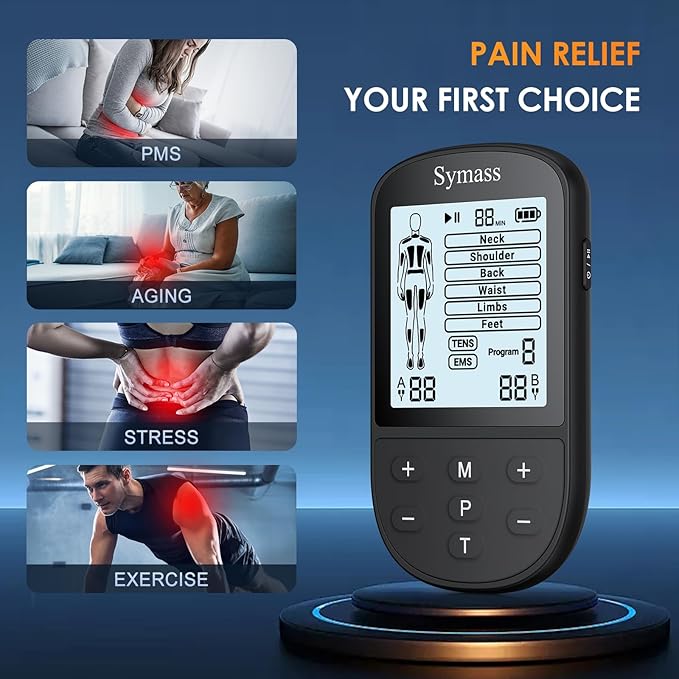 TENS Unit Muscle Stimulator, EMS Massager Machine, Dual Channel Electronic - Image 3