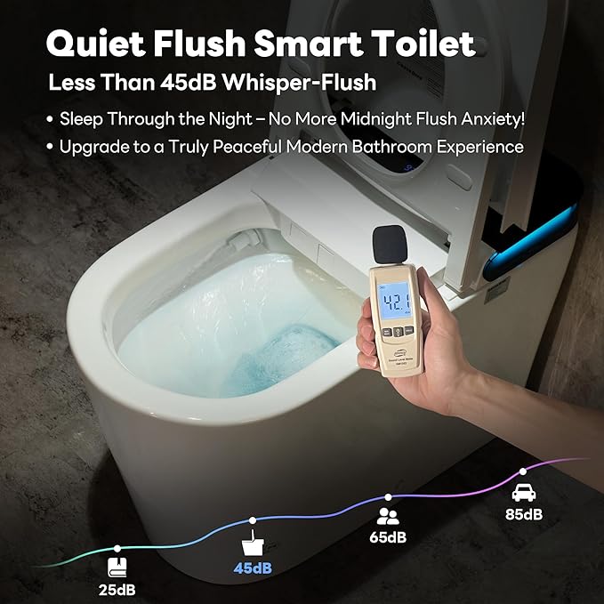 Casta Diva Smart Toilet with Bidet Built in, Auto Open Close, Foot Sensor - Image 9