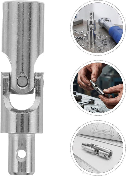 Universal Joint Coupler for Awning Window Opener and Hand Crank, Aluminium Alloy Metal Replacement with Strong Connection and Quiet Rotation for Home and Outdoor Use