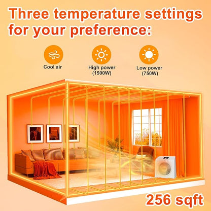HEATIT Space Heater for Indoor, Digital Display - Image 3