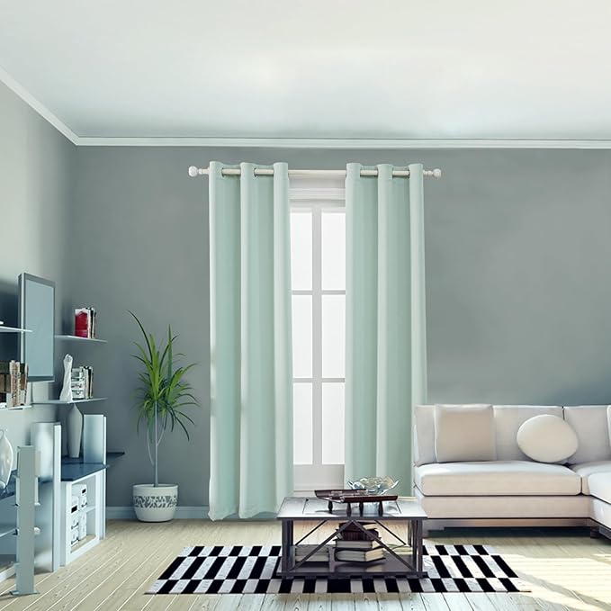 Anytime 100% Blackout Curtain 2 Panels Set, Thermal Insulated Window Drapes - Image 5