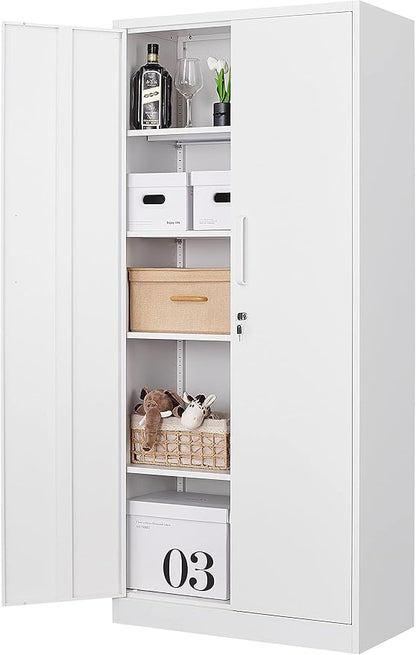 Metal Storage Cabinet-71” Tall Steel File Cabinets by Fesbos