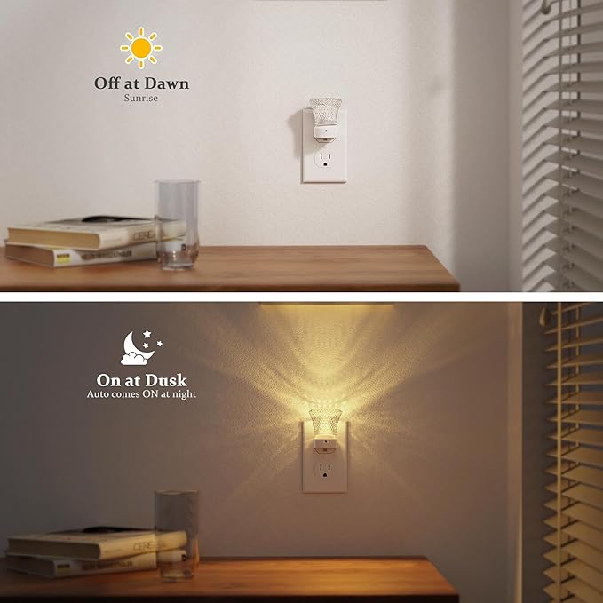 JandCase LED Night Light Plug in, Night Lights Plug into Wall - Image 3