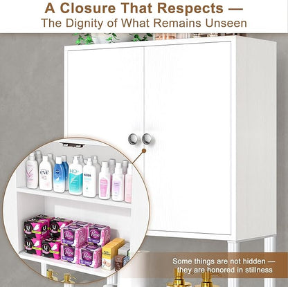 Over The Toilet Storage Cabinet - Image 4