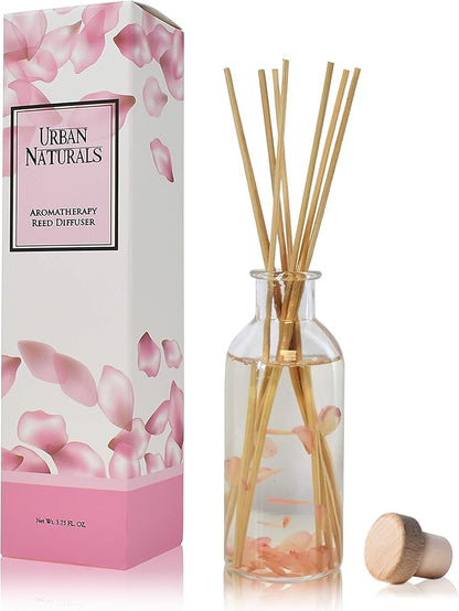Urban Naturals Moonlit Petals Reed Diffuser Oil Set | Magnolias, Honeysuckle by UrbanNaturals