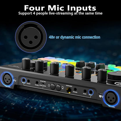 Podcast Equipment Bundle for 2, Audio Mixer - Image 3