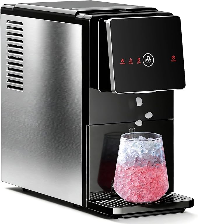 Antarctic Star Countertop Nugget Ice Maker, 33 Lbs/24H Automatic Ice Dispenser by AntarcticStar