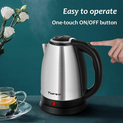 TOPWIT Electric Kettle, 2.0L Hot Water Kettle Electric, BPA-Free Stainless - Image 5