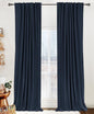 100% Blackout Shield Linen Blackout Curtains by 100BlackoutShield