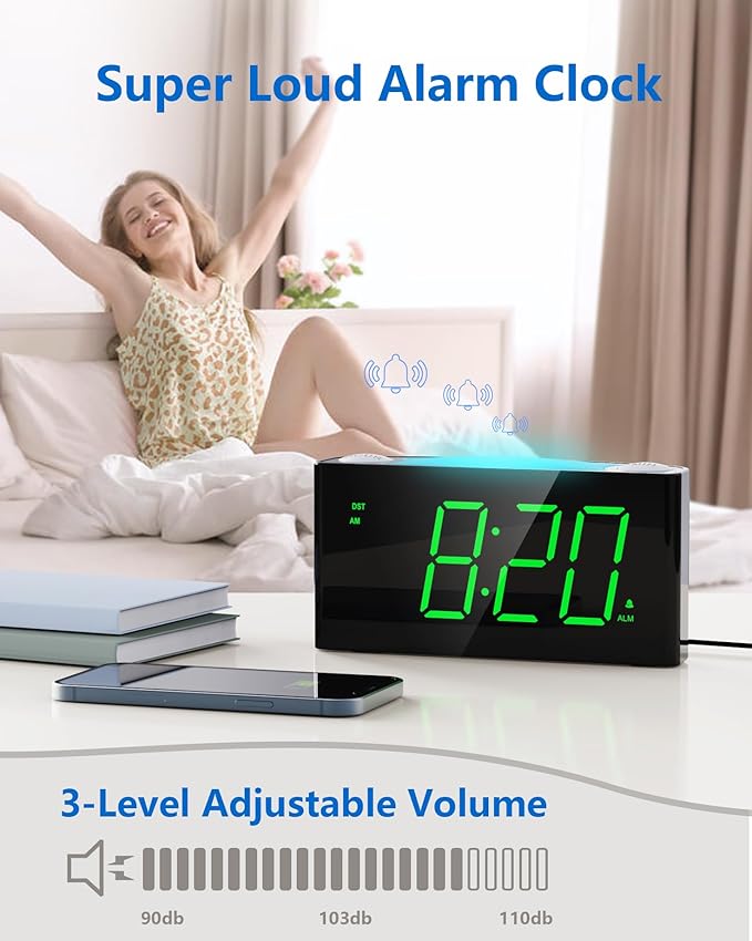 Digital Alarm Clock for Bedroom - Image 2