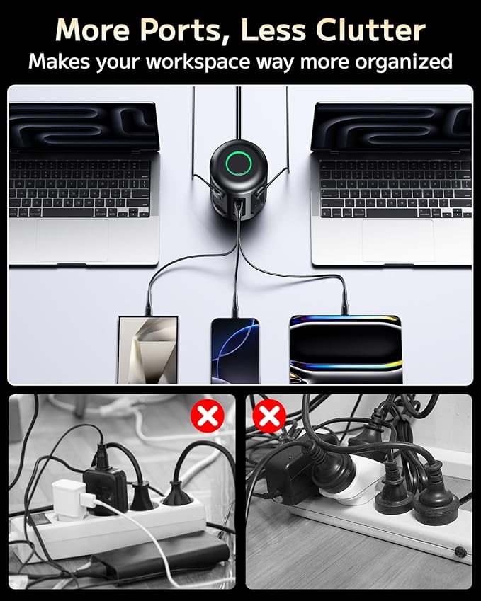 Yegosh Power Strip Tower Surge Protector - Image 7