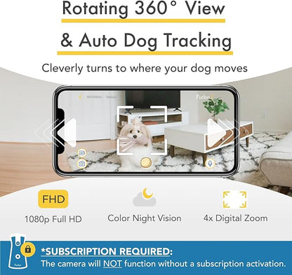 Furbo 360° Dog Camera Unlock w/Paid Plan: Home Security & Dog Safety Alerts - Image 11