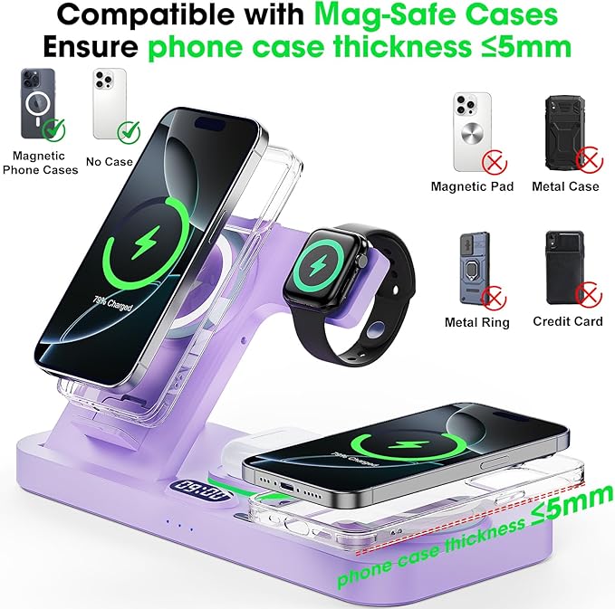 Dual Phone Wireless Charging Station - Image 6