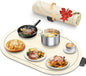 Warming Mat for Food with Adjustable Temperature Timer, 10S Fast Heating by seenlast