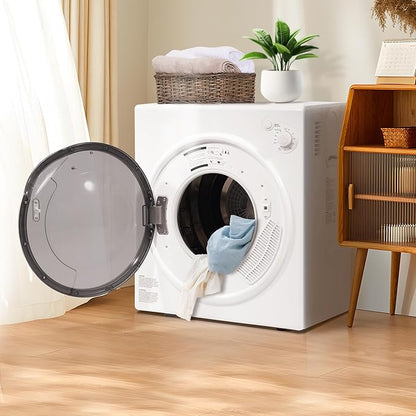 Elevon 1500W Portable Clothes Dryer, 3.5 cu.ft Electric Drying Machine - Image 2