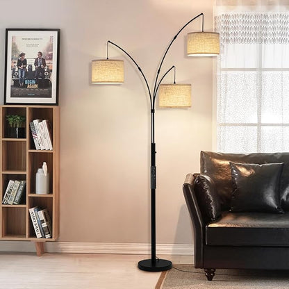 Fansdrick Floor Lamps for Living Room, 2400LM Super Bright Arc Floor Lamp - Image 2
