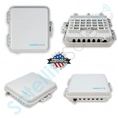 SatelliteSale Weatherproof Junction Box Heavy Duty Enclosure 8x7x2 Inches - Image 4
