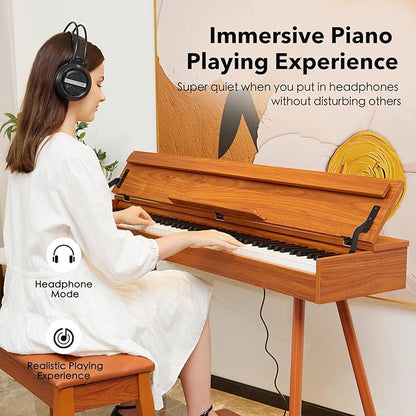 KUMENG Digital Piano 88 Key Weighted Keyboard, Full-Size Desk Progressive - Image 4
