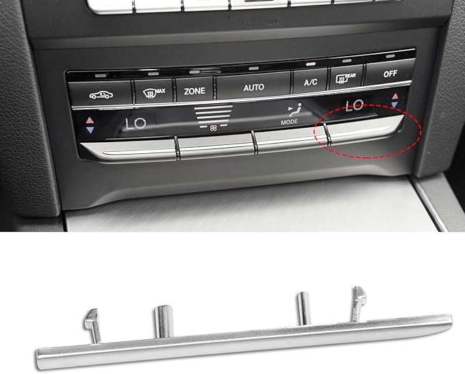 Jaronx Compatible with Mercedes Benz AC Button Trim E Class W212, Air by Jaronx