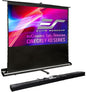 Elite Screens ezCinema Tab-Tension CineGrey 4D, 116-inch 16:9, Manual Floor by EliteScreensInc