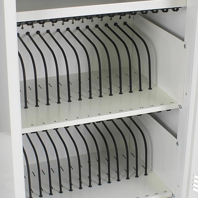 35 Device Charging Cart for Laptops and Tablets Up to 16.3-inch, Mobile - Image 4