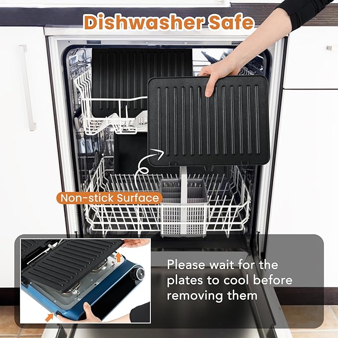 Giantex Panini Press Sandwich Maker, Electric Indoor Grill - Image 5
