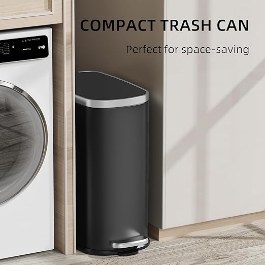 KUK Slim Bathroom Trash Can - Image 3