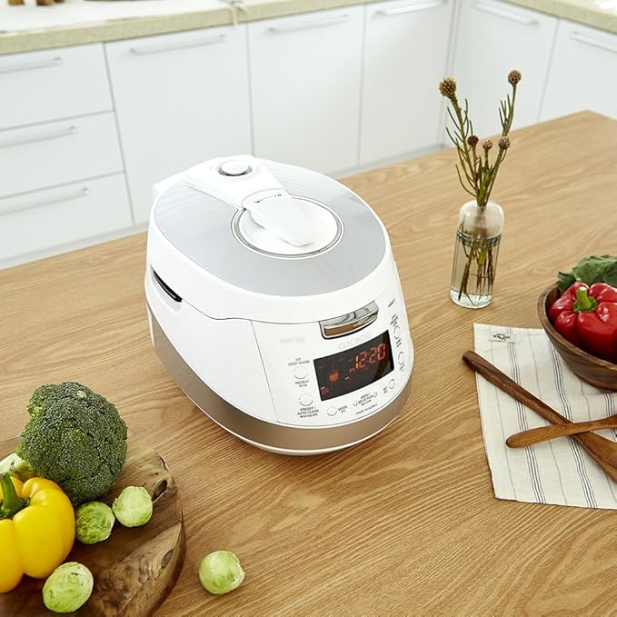 CUCKOO CRP-HS0657FW 6-Cup 12-Cup Induction Heating Pressure Rice Cooker - Image 3