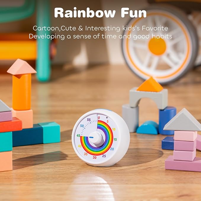 Visual Timer for Kids, 60-Minute Countdown for Classroom Office Kitchen - Image 5