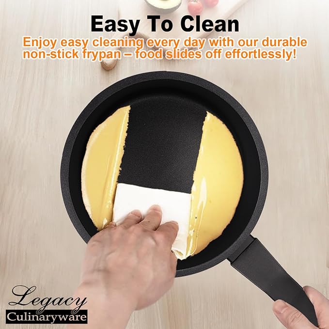 Nonstick Sauce Pan with Lid, 1.5QT small pot, PFOA Free, Kitchen Pots Induction - Image 4