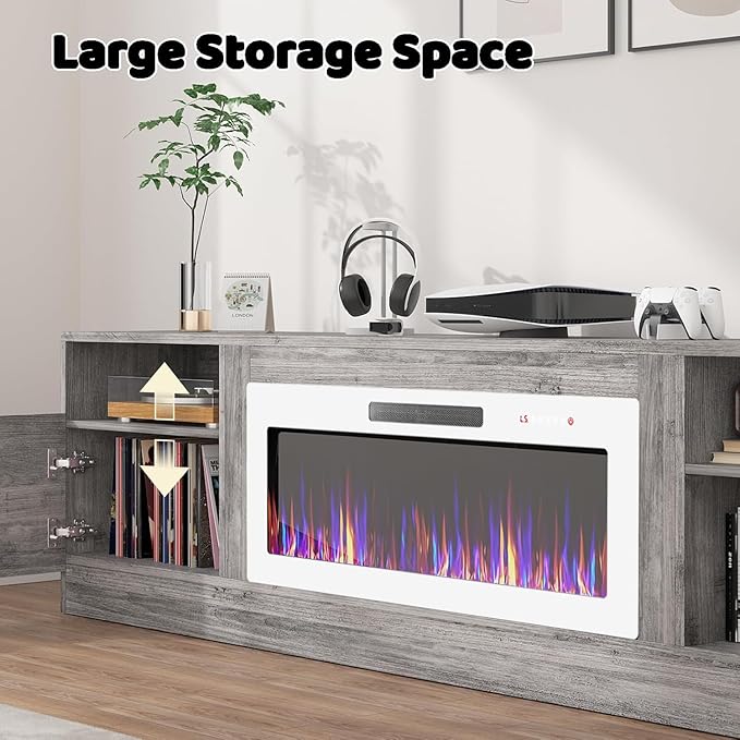 Lemberi Fireplace tv Stand - Image 4