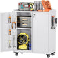 13.8" D x 26" W x 34.3" H Metal Storage Cabinet by REEMOON