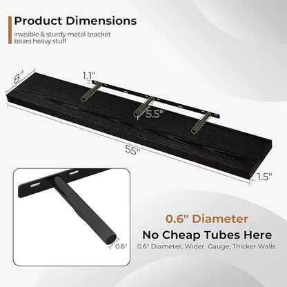 Fun Memories 55 Inch Floating Shelves - Image 3
