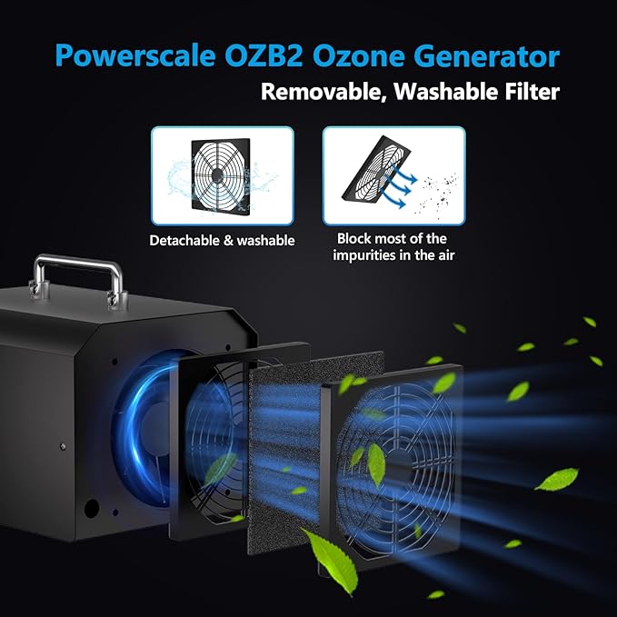 Powerscale Commercial Ozone Generator 150, 000mg/h O3 Intelligent Control - Image 5