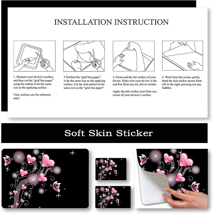 Laptop Skin Sticker Decal, Decorative Waterproof Removable - Image 5