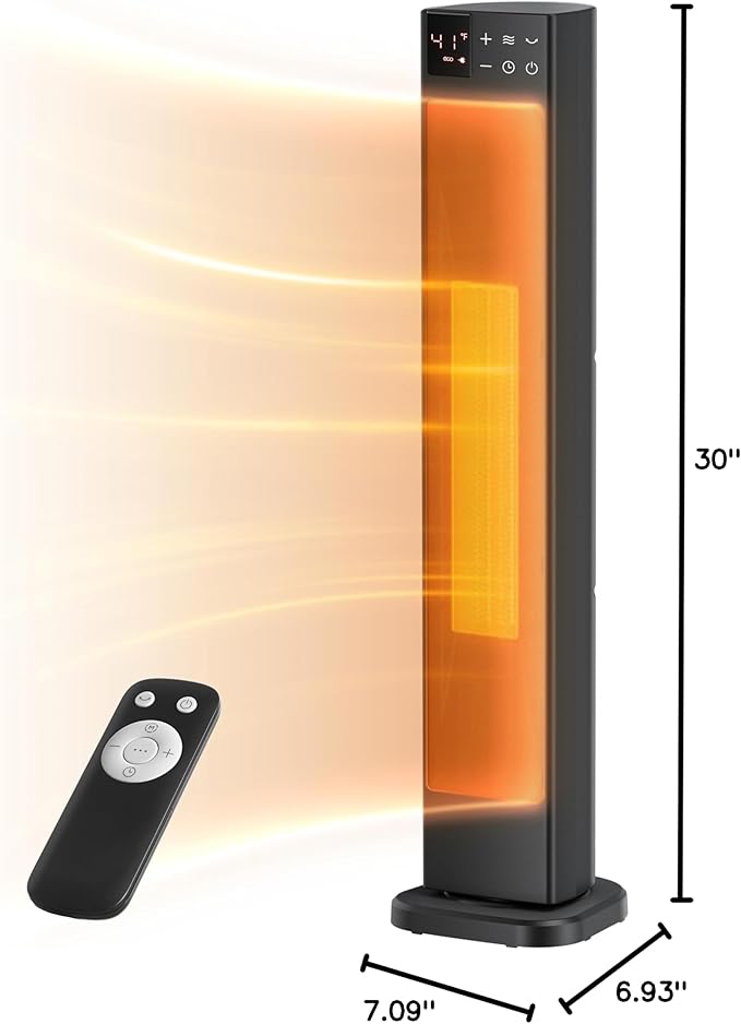PELONIS 30” Ceramic Tower Space Heater - Image 10