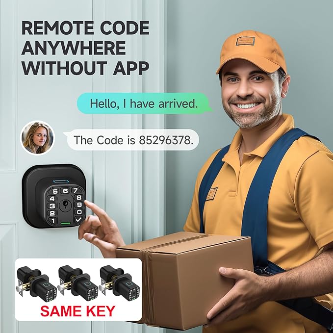 Richelock Fingerprint Door knob, Smart Biometric Door Lock - Image 5
