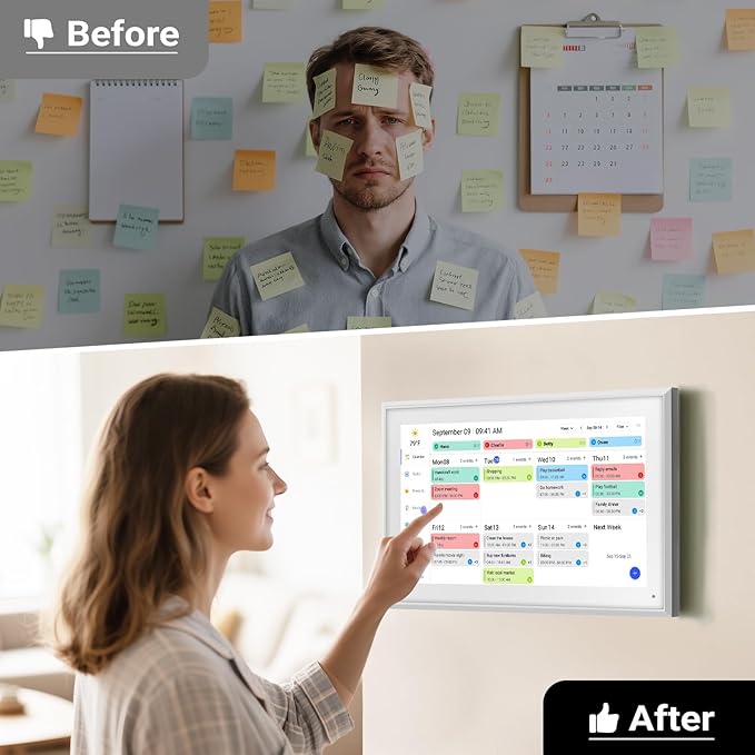 BOCT 15.6'' Digital Calendar Wall - Image 8