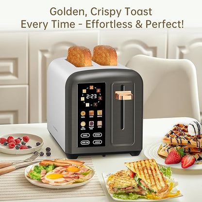 SEEDEEM Toaster 2 Slice, Real Touch Screen - Image 8