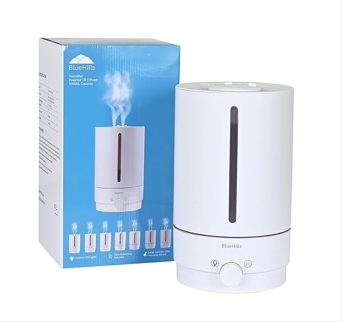 BlueHills Premium 5000 ML XL Cool and Warm Mist Ultrasonic Diffuser Humidifier - Image 9